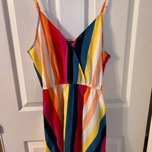 Shein rainbow summer dress size medium